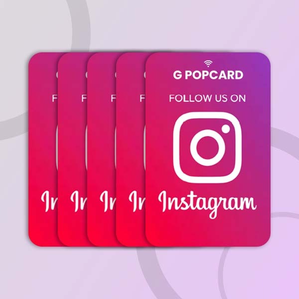 5 INSTAGRAM FOLLOWERS G POPCARD