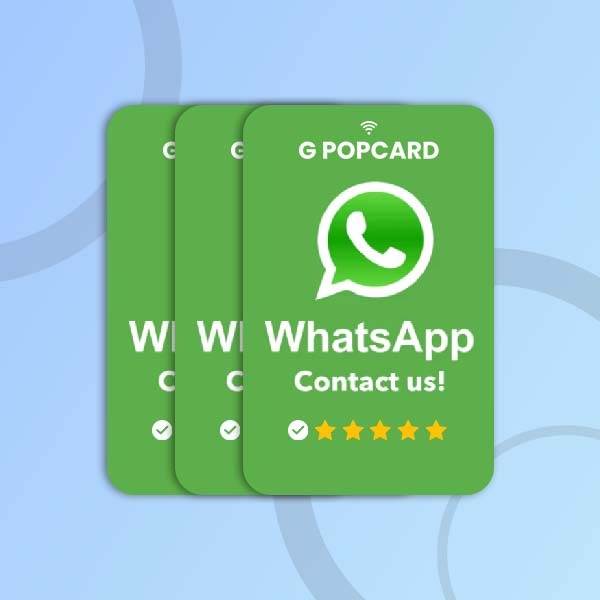 3 WHATSAPP CONTACT G POPCARD
